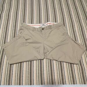 Old Navy Women’s 14 Casual Flat Front Tan Khaki Perfect Capris